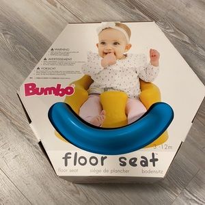 Bumbo floor blue baby seat New!